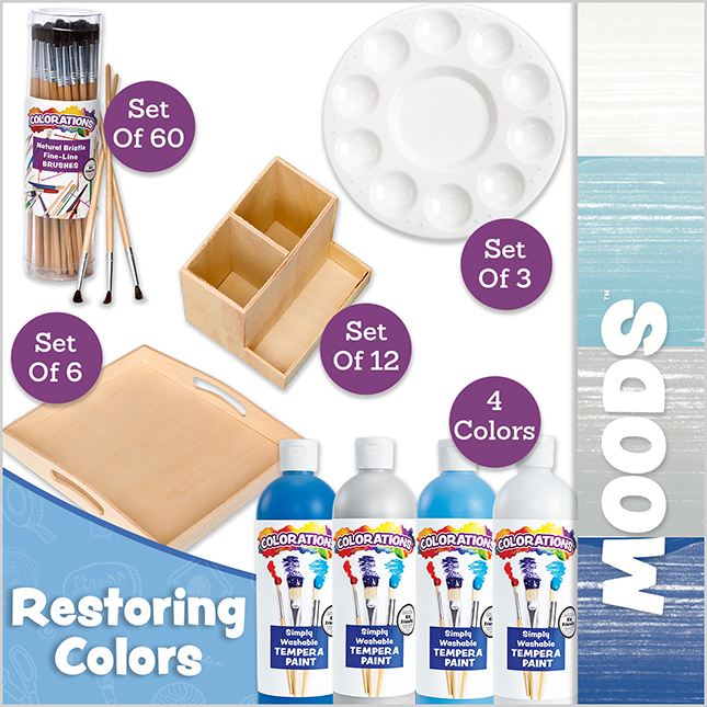 Colorations® Simply Washable Tempera Paint - Set of 11 Colors