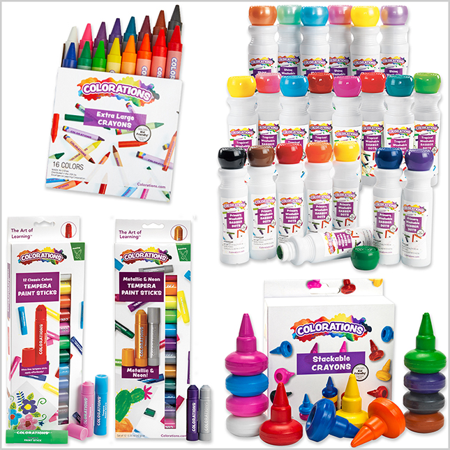 Colorations® Chubby Crayons Value Pack - Set of 200