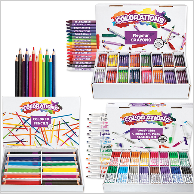 Colorations® Washable Classic Markers Classroom Value Pack Set of 200