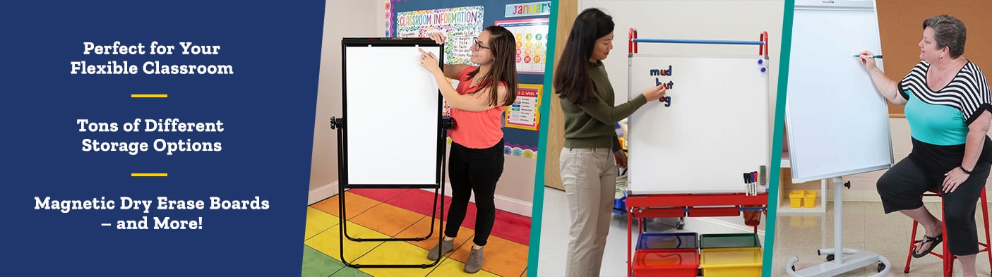 Flip Chart Hanger for Tile Whiteboard Panels