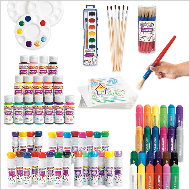 Colorations® Tempera Paint Sticks - Set of 24